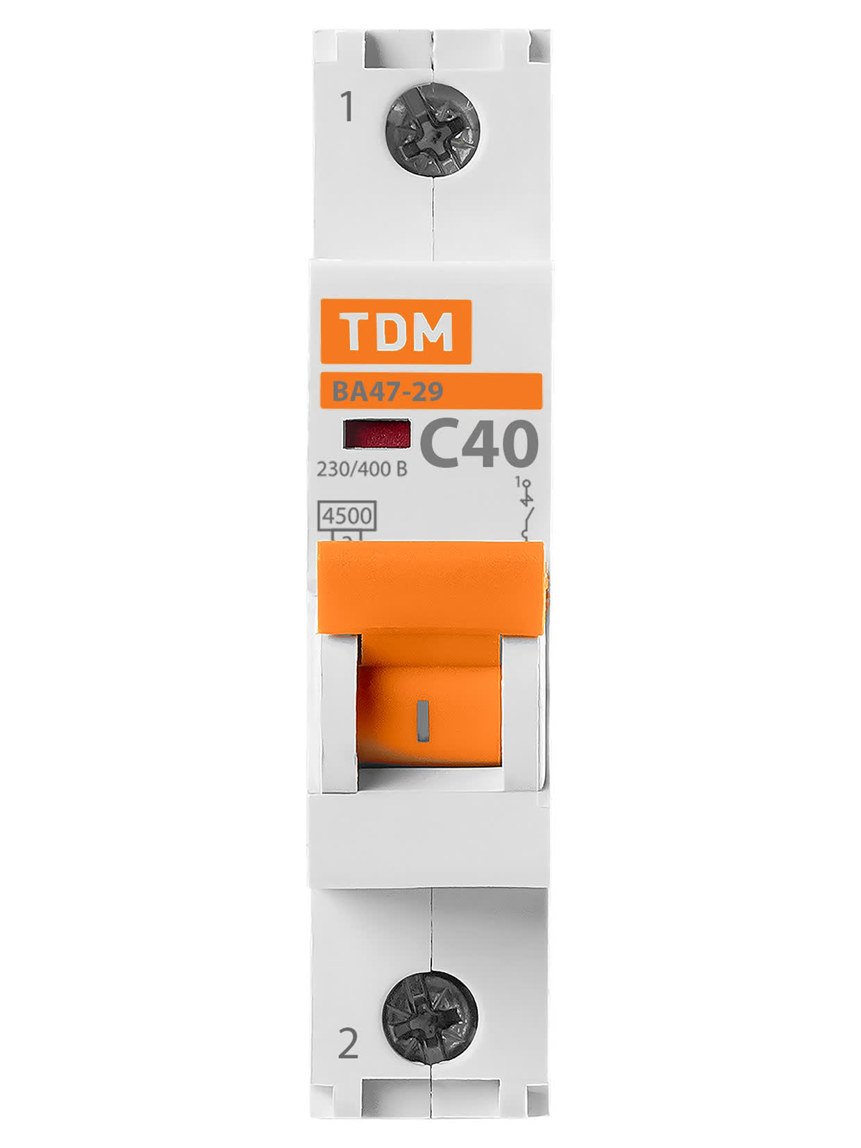 Выключатель автоматический ВА47-29 1P 40A C 4,5kA TDM SQ0206-0078 в интернет-магазине Ремкабель