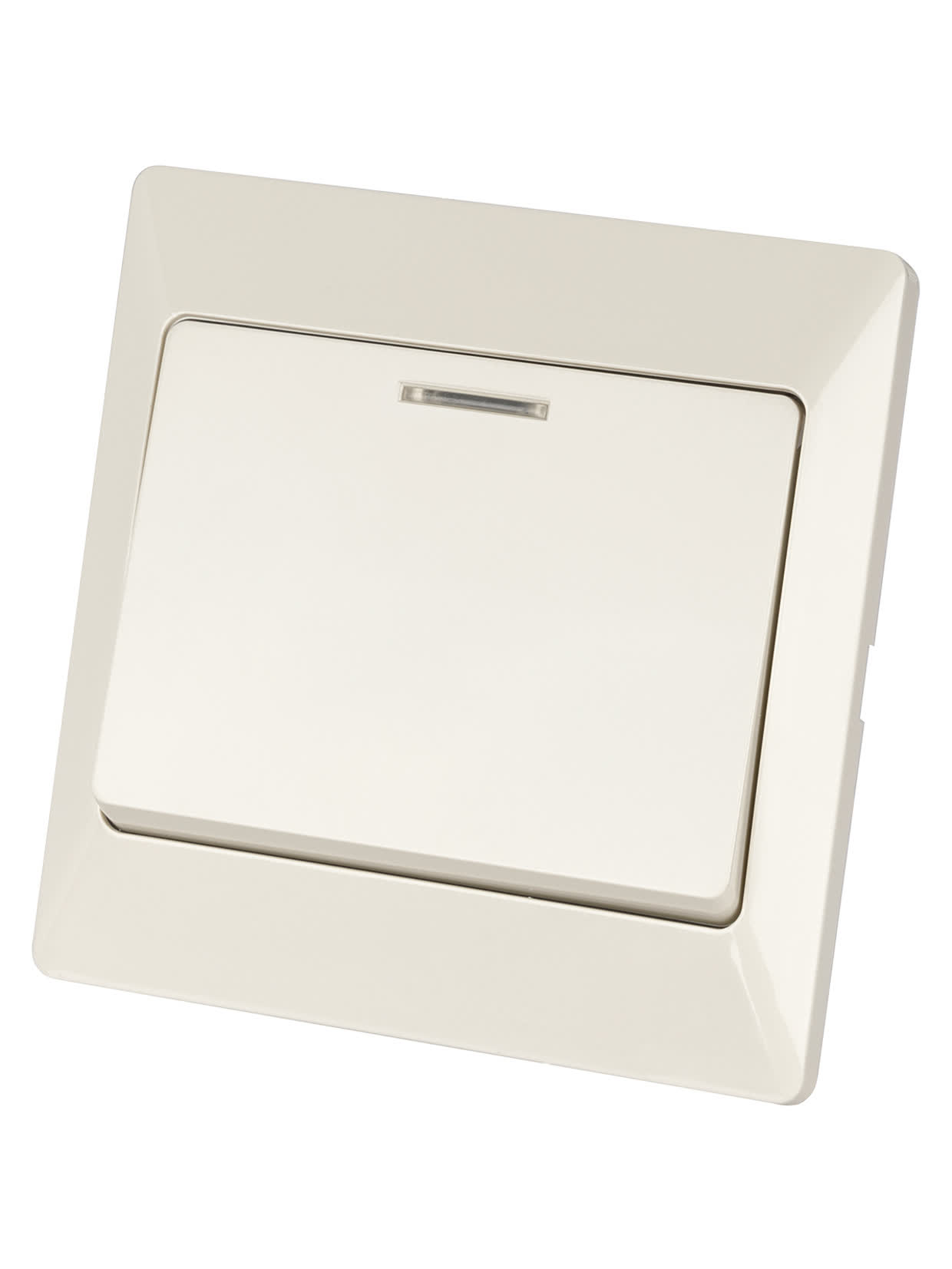 Выключатель 1 кл. с подсветкой 10А сл. кость TDM SQ1823-0103 в интернет-магазине Ремкабель