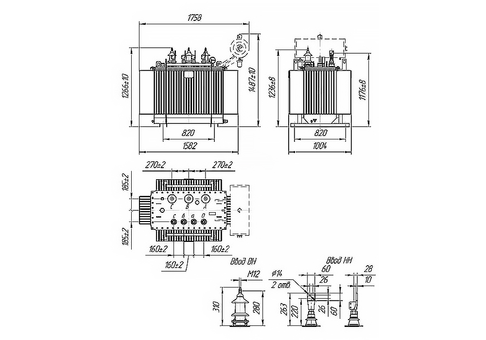 Трансформатор силовой ТМГ-СЭЩ-630/10-11 6.00/0.40 в интернет-магазине Ремкабель