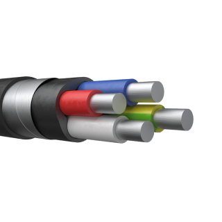 Кабель силовой алюминиевый бронированный с ПВХ изоляцией
