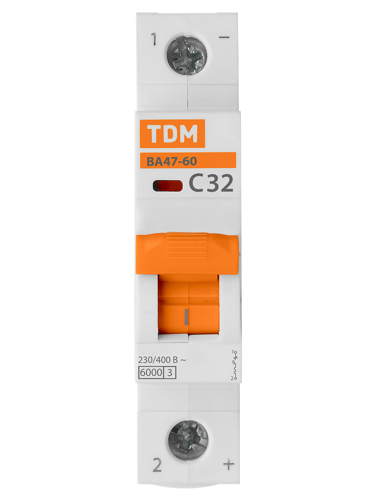 Выключатель автоматический ВА47-60 1P 32A C 6 kA TDM SQ0223-0080 в интернет-магазине Ремкабель