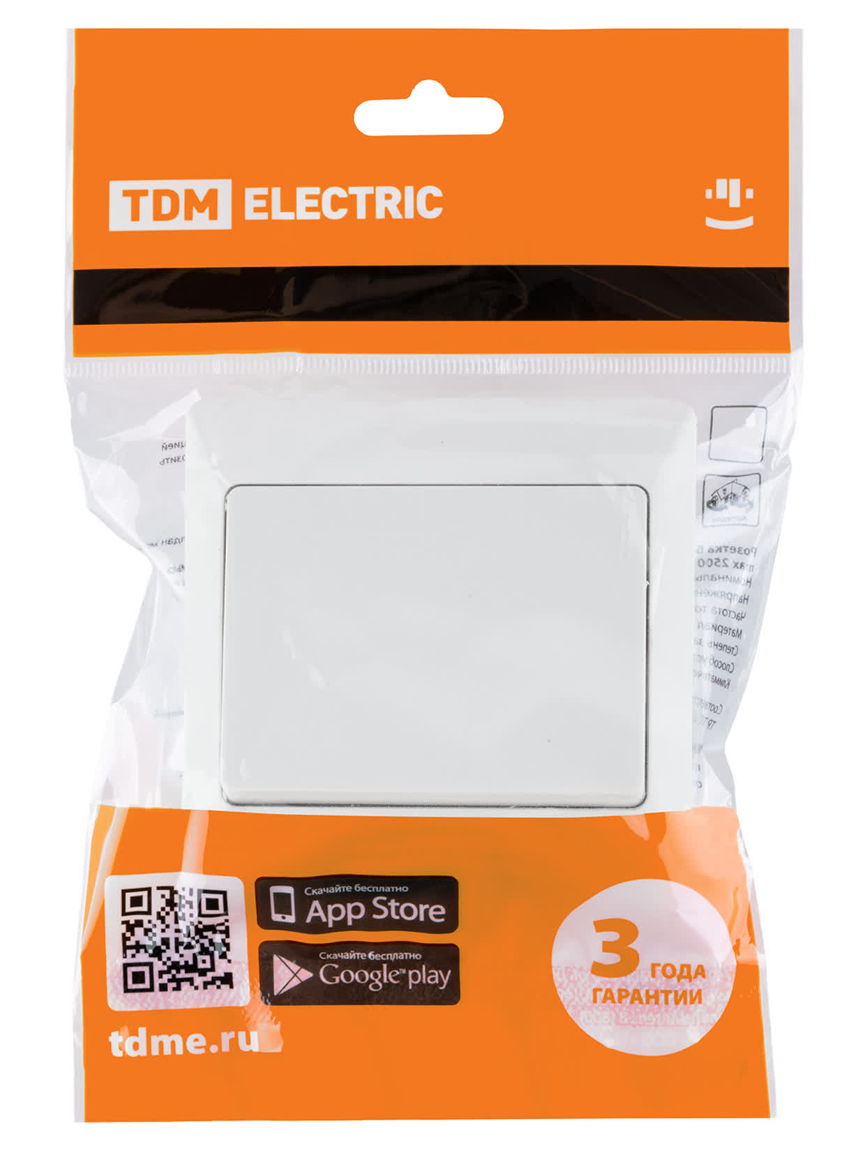 Выключатель 1 кл. 10А белый TDM SQ1823-0001 в интернет-магазине Ремкабель