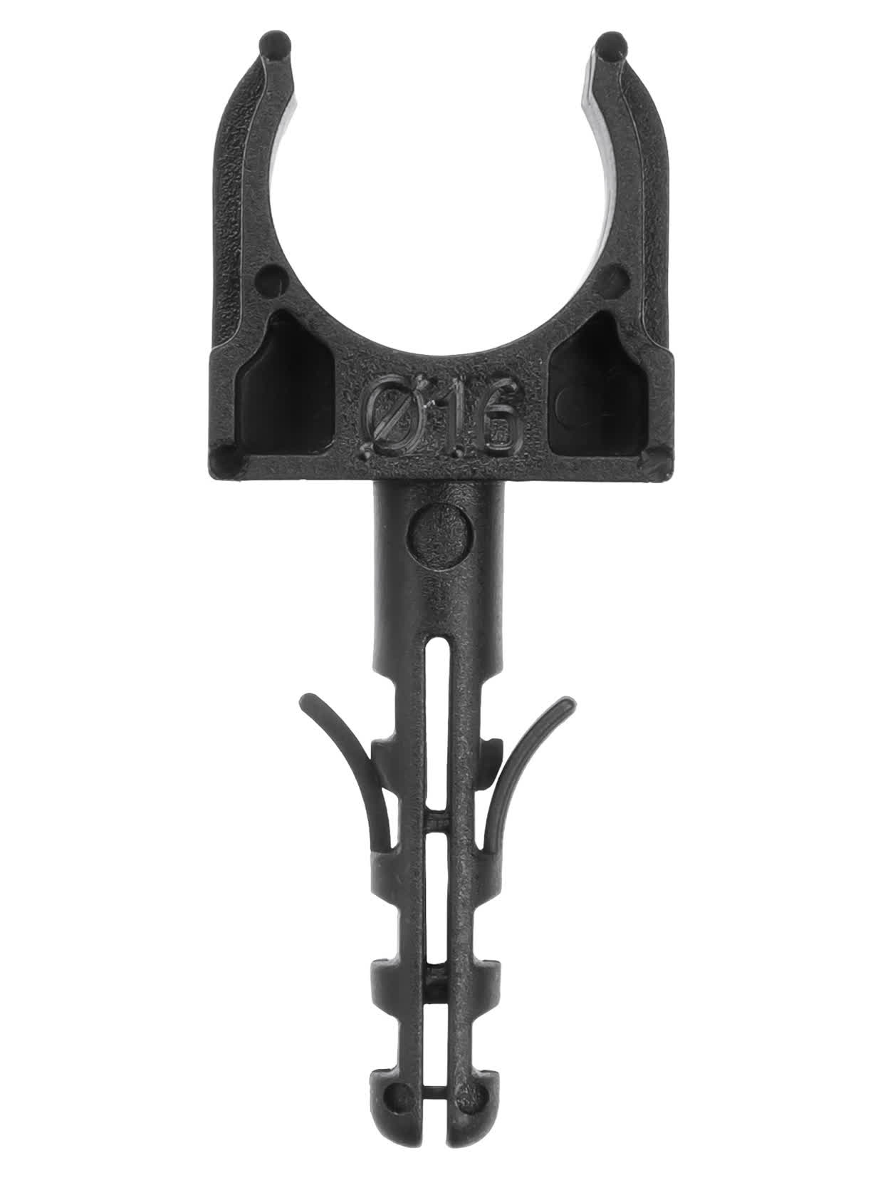 Крепеж-клипса для трубы 16 мм с дюбелем TDM SQ0405-0191 в интернет-магазине Ремкабель