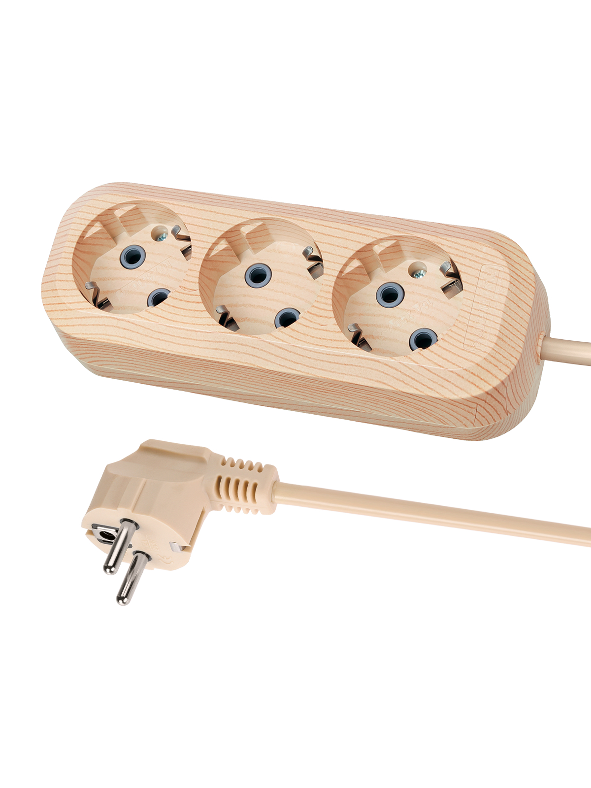 Удлинитель бытовой У03 (3 гнезда, 3 метра, 2П+3, ПВС 3х1мм) 16А/250В TDM SQ1303-2001 в интернет-магазине Ремкабель