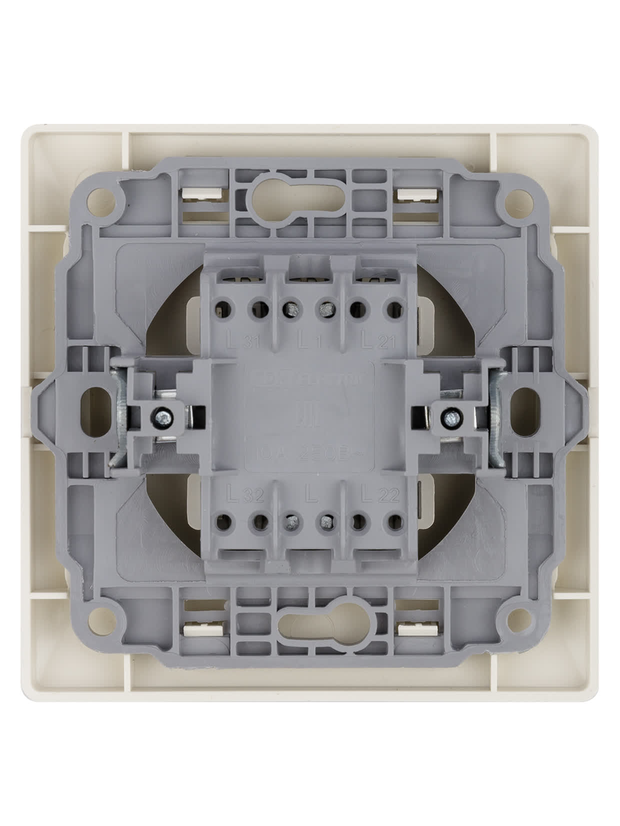 Выключатель 1 кл. 10А сл. кость TDM SQ1823-0101 в интернет-магазине Ремкабель