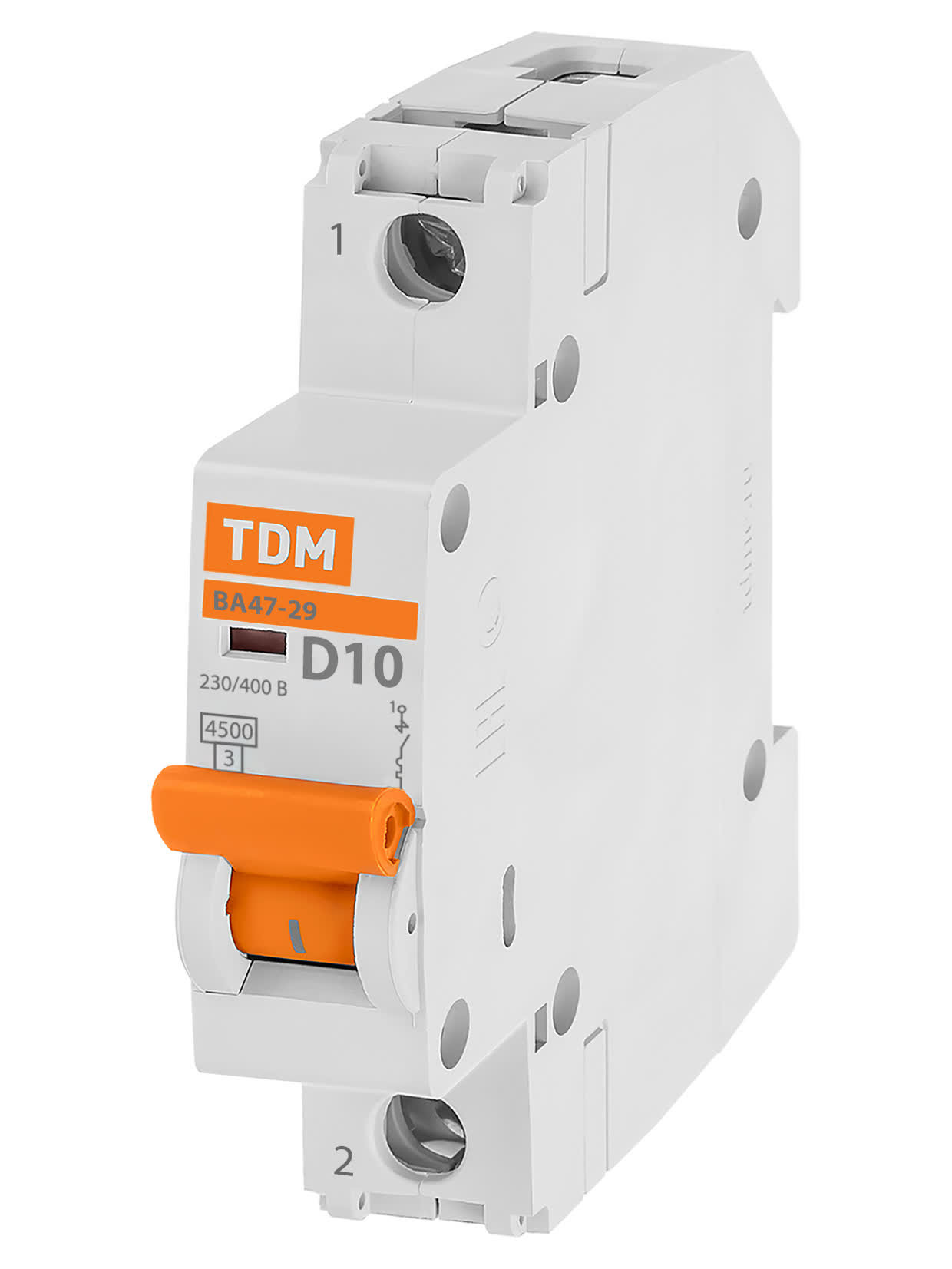 Выключатель автоматический ВА47-29 1P 10A D 4,5kA TDM SQ0206-0139 в интернет-магазине Ремкабель