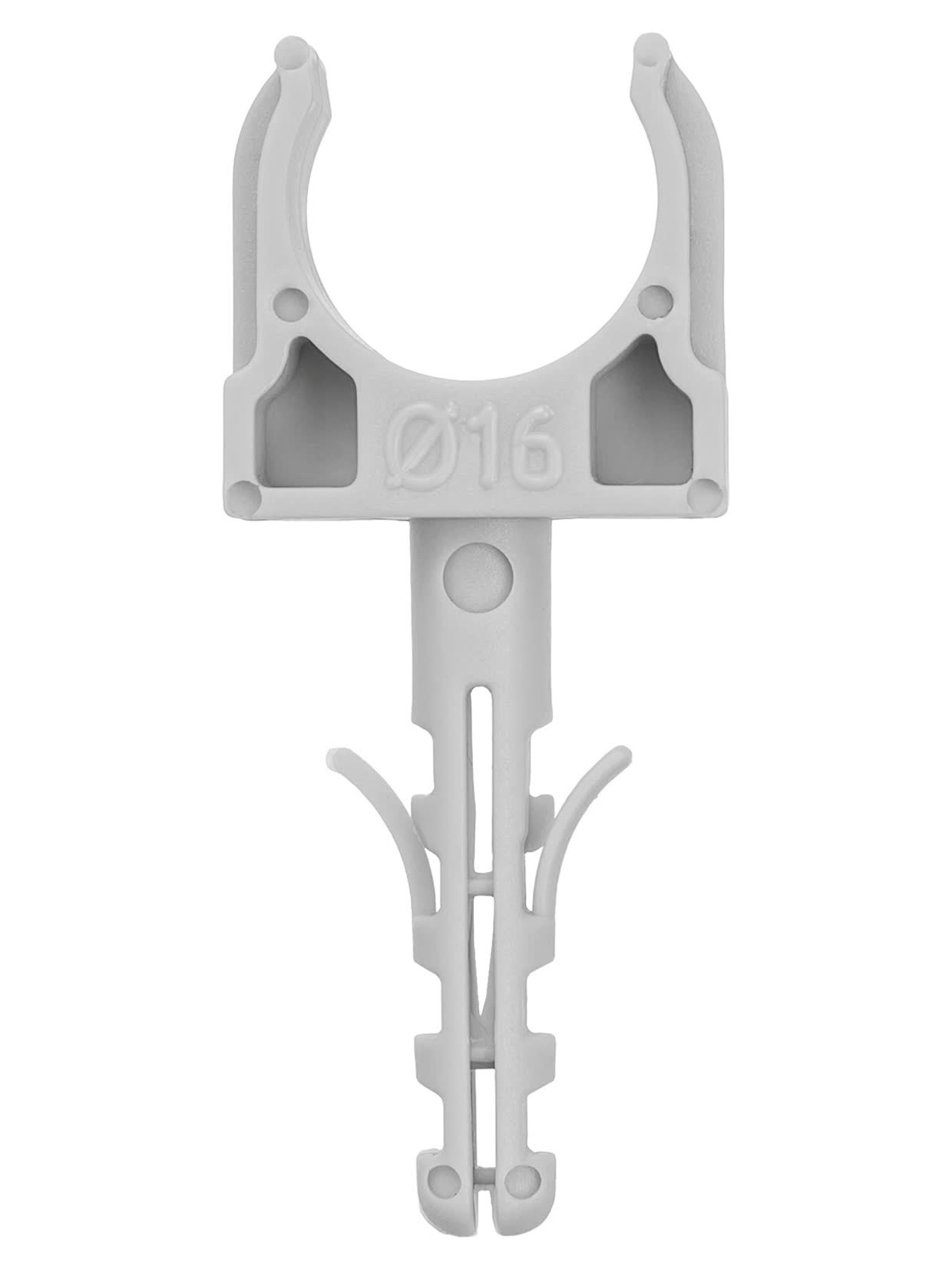 Крепеж-клипса для трубы 16 мм с дюбелем TDM SQ0405-0091 в интернет-магазине Ремкабель