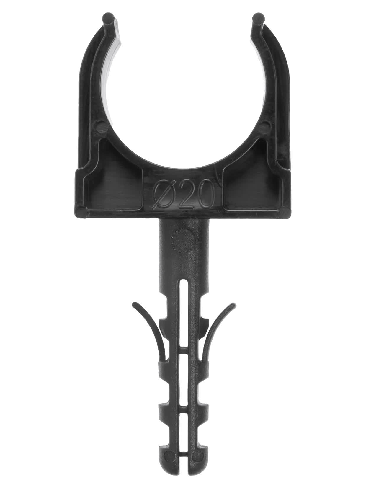 Крепеж-клипса для трубы 20 мм с дюбелем TDM SQ0405-0192 в интернет-магазине Ремкабель