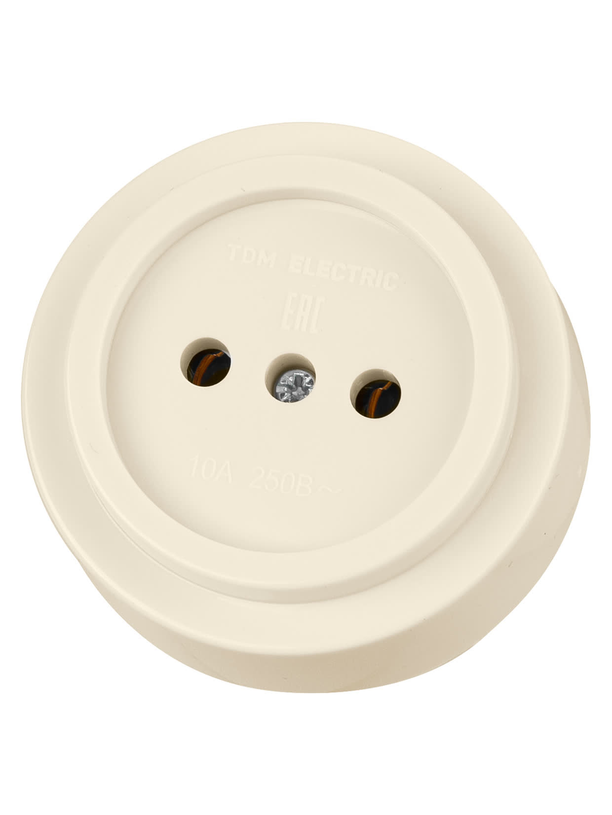 Розетка 2П открытой установки IP20 10А TDM SQ1806-0526 в интернет-магазине Ремкабель