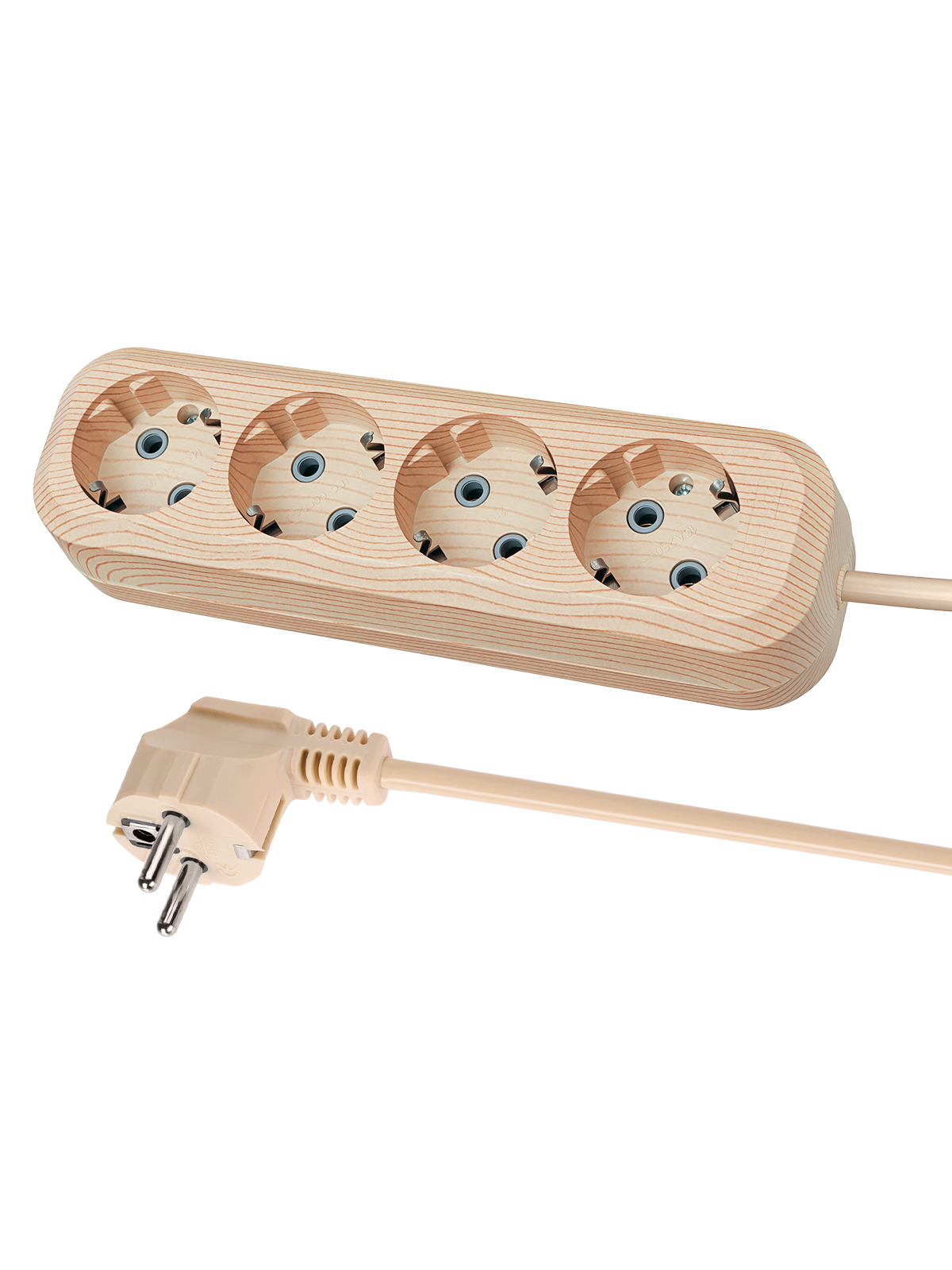 Удлинитель бытовой У04 (4 гнезда, 5 метров, 2П+3, ПВС 3х1мм) 16А/250В TDM SQ1303-2012 в интернет-магазине Ремкабель